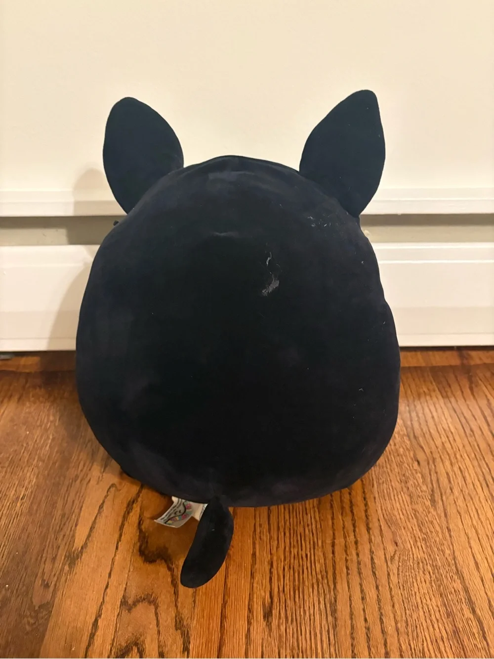 Teddy the black dog with bandana Squishmallow